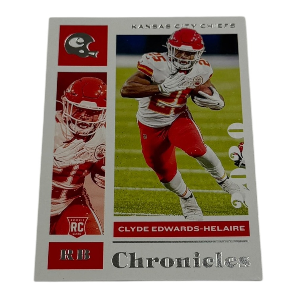 2020 Panini Chronicles Clyde Edwards-Helaire Rookie Card #46 Kansas City Chiefs